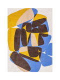 Louis De Poortere Stones abstract rug blue, UK version