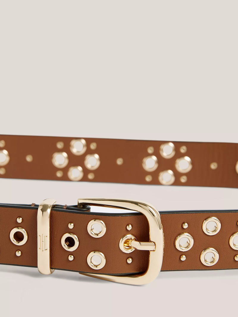 Hobbs Nima eyelet leather belt tan, imported from the UK