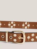 Hobbs Nima eyelet leather belt tan, imported from the UK