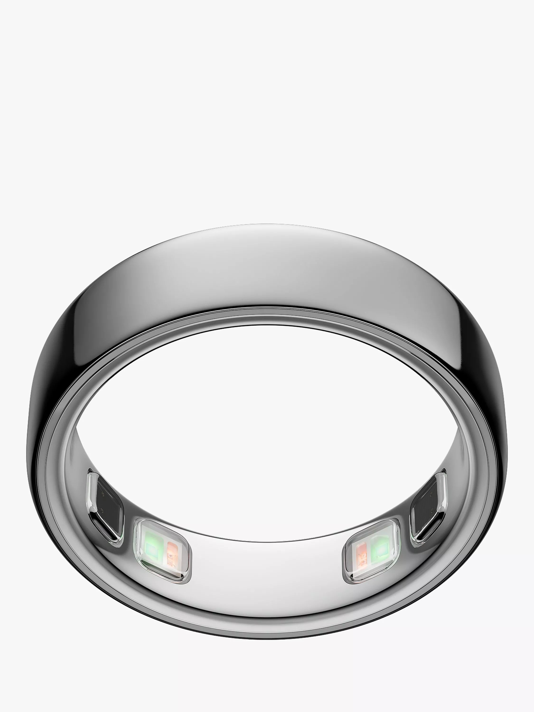 Oura Ring 5 Health & Fitness Tracker Smart Ring, Silver, 6