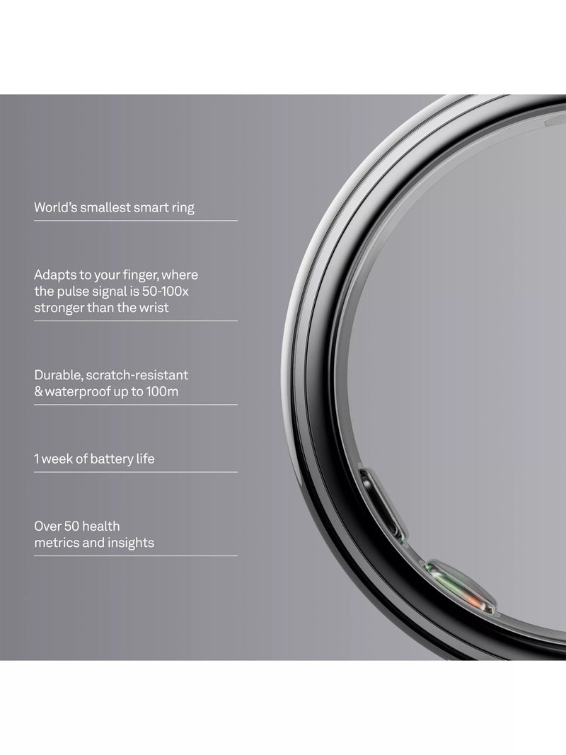 Oura Ring 5 smart ring health tracker - (British brand)