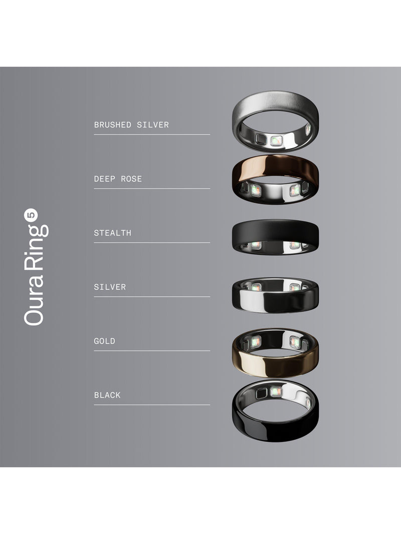Oura Ring 5 smart ring health tracker - (British brand)