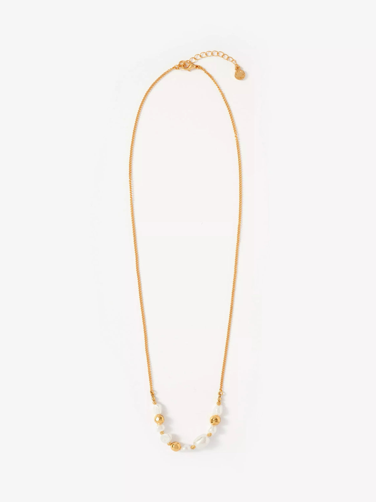Mint Velvet long bead and pearl necklace 60cm, UK version