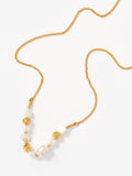 Mint Velvet long bead and pearl necklace 60cm, UK version