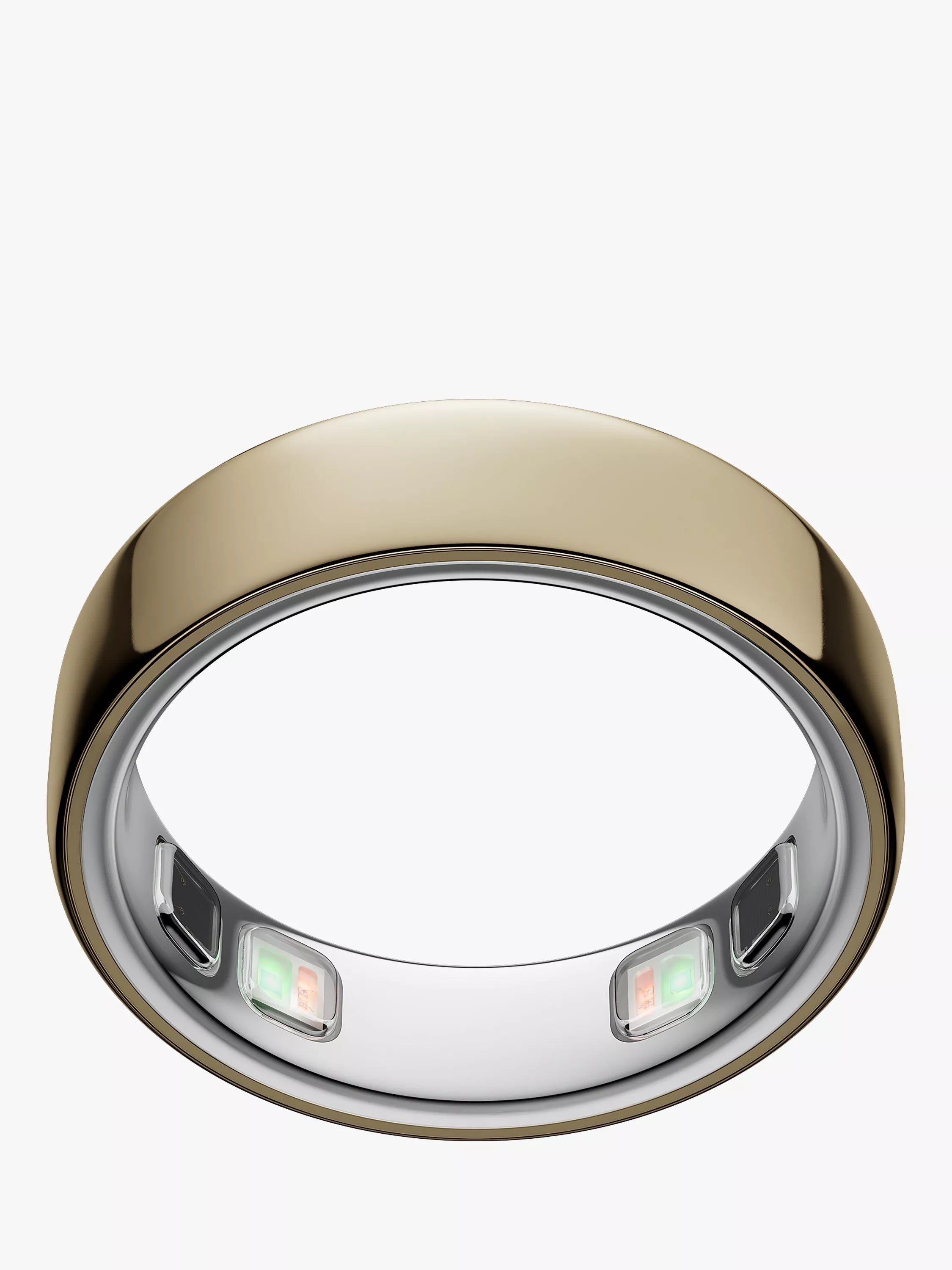 Oura Ring 5 Health & Fitness Tracker Smart Ring, Gold, 6