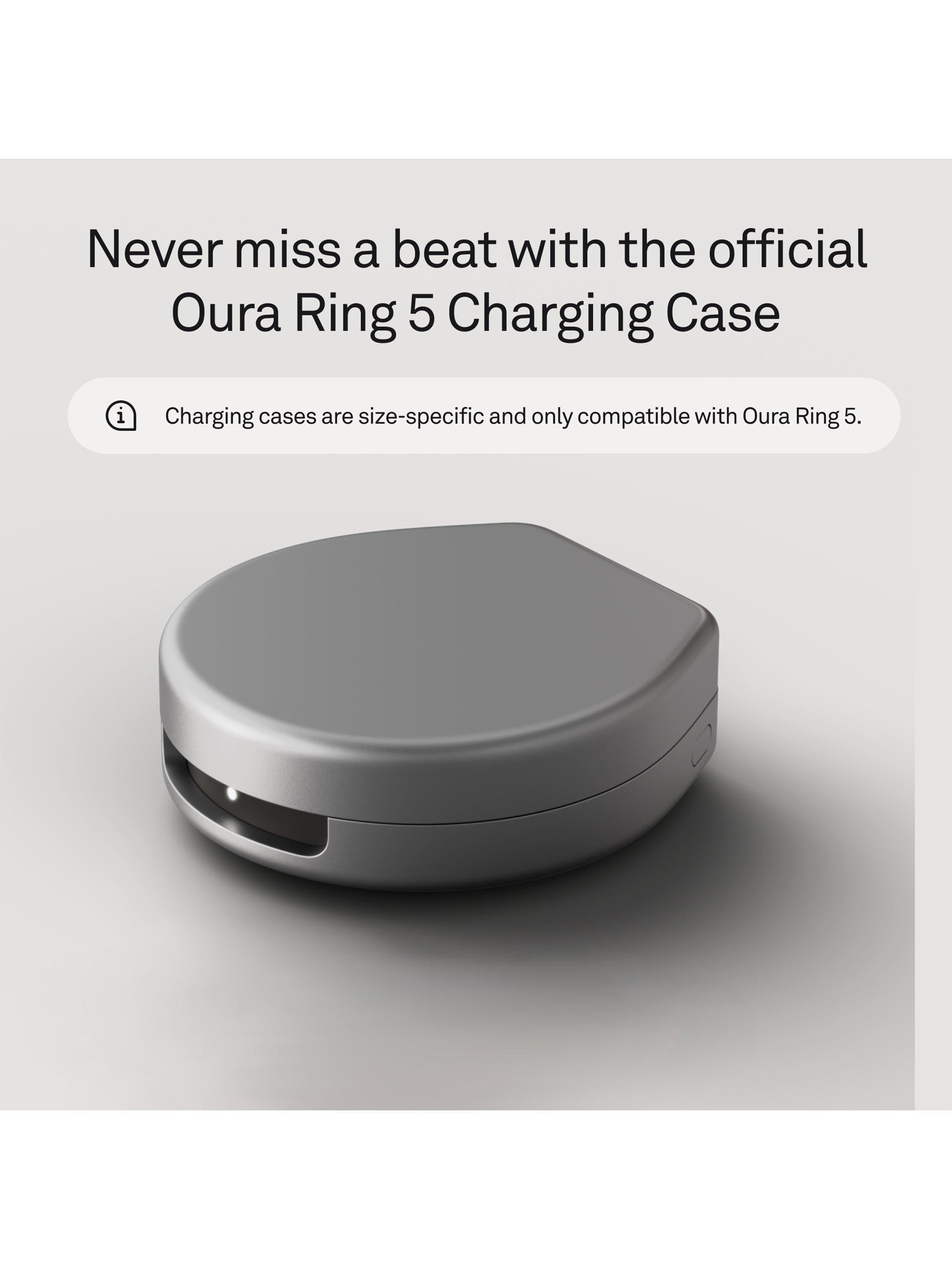 Oura Ring 5 charging case, imported from the UK