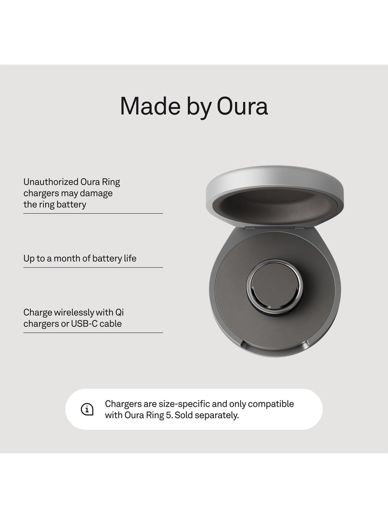 Oura Ring 5 charging case, imported from the UK