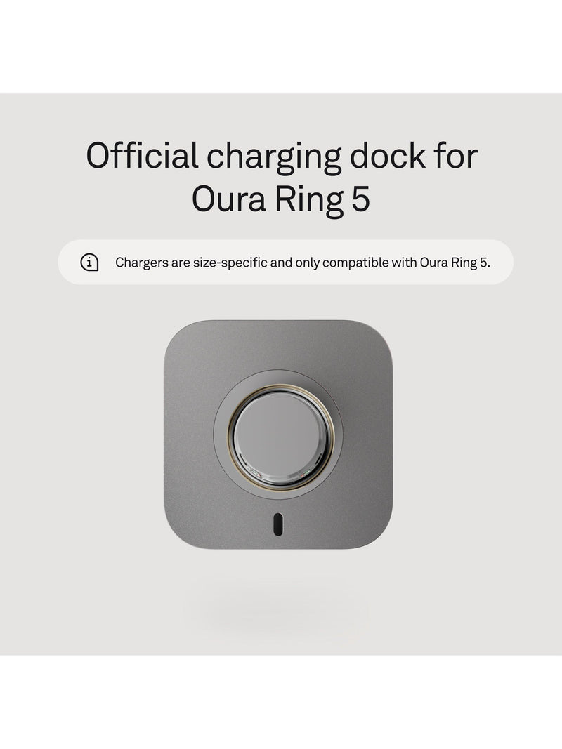 Oura Ring 5 Charger size-specific, imported from the UK