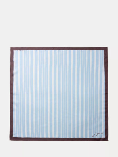 John Lewis Jigsaw Stripe Pure Silk Twill Scarf 60cm- Buy online at McGrocer