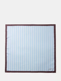 Jigsaw pure silk twill scarf in stripe pattern (British brand)