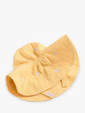 MORI baby floppy hat yellow lemon print organic cotton (British brand)