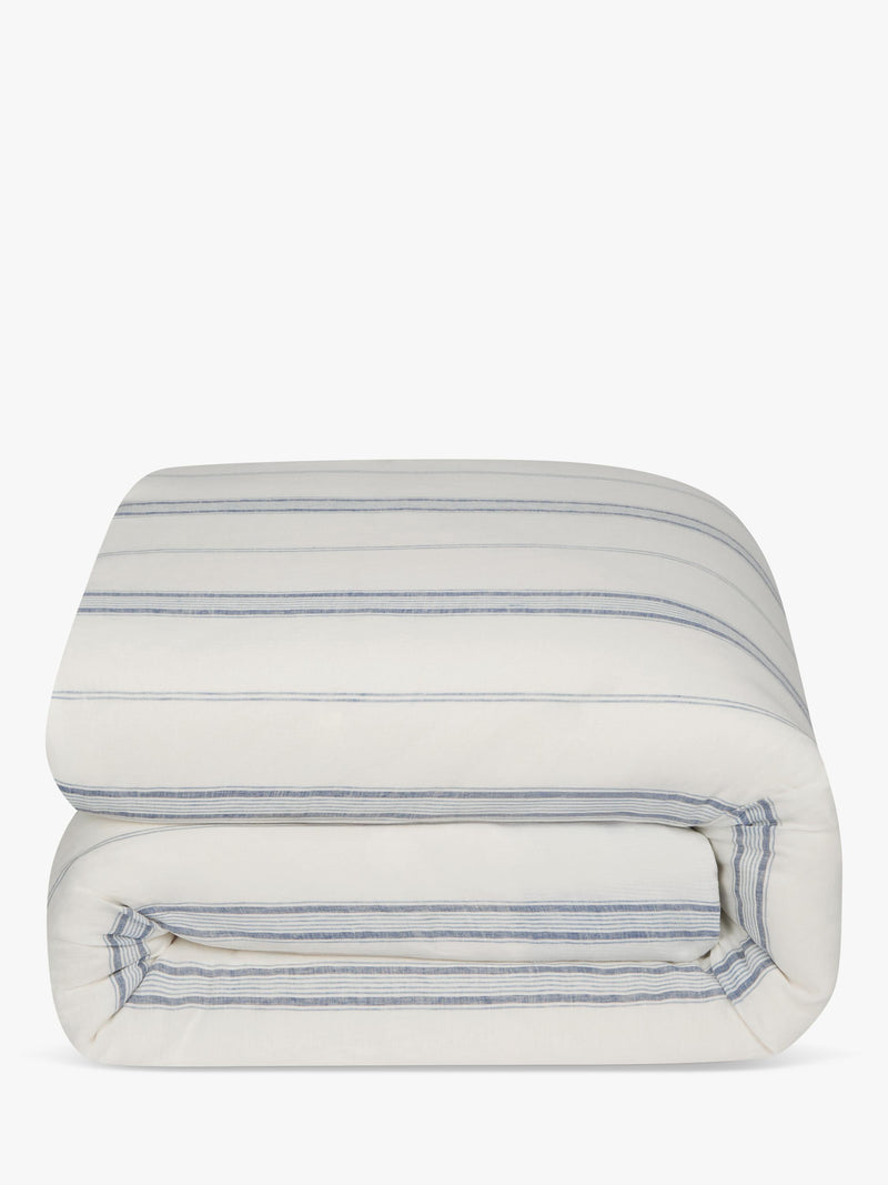Piglet in Bed linen bedding dusk blue single duvet (British brand)