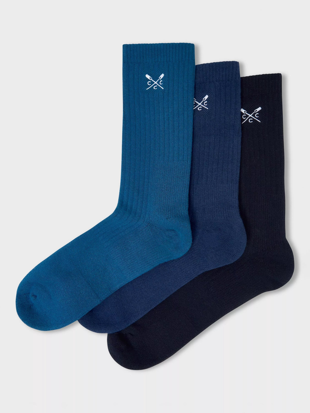Crew Clothing sports socks pack of 3, imported from the UK