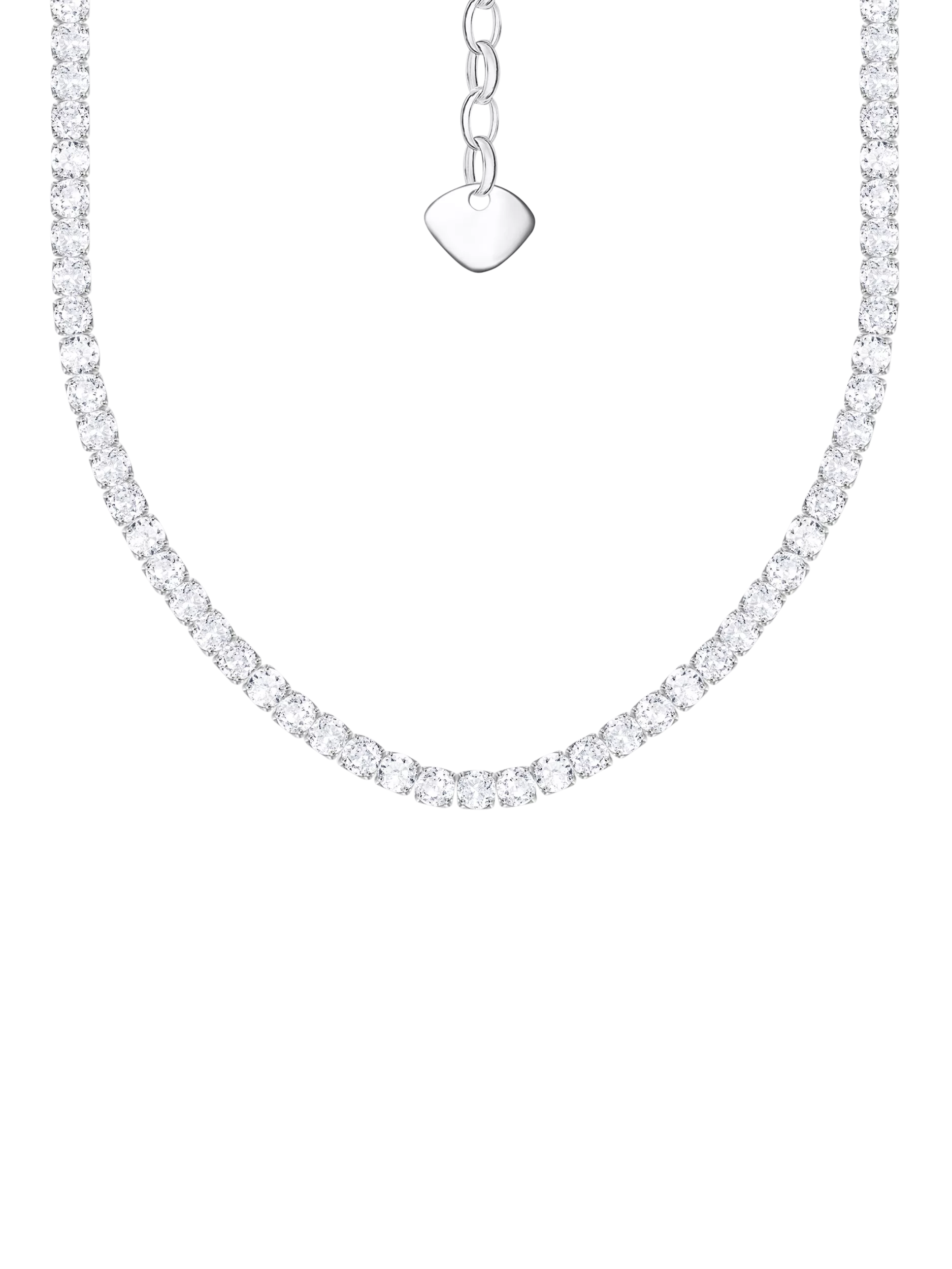 Thomas Sabo cubic zirconia necklace in 925 silver (British brand)