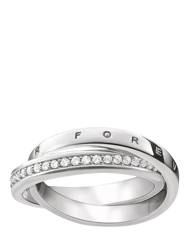 Thomas Sabo together forever ring silver band, UK version