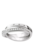Thomas Sabo together forever ring silver band, UK version