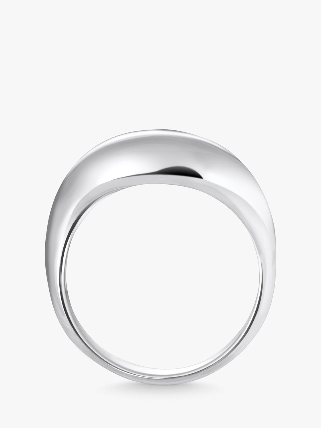 THOMAS SABO chunky curve ring silver - British product