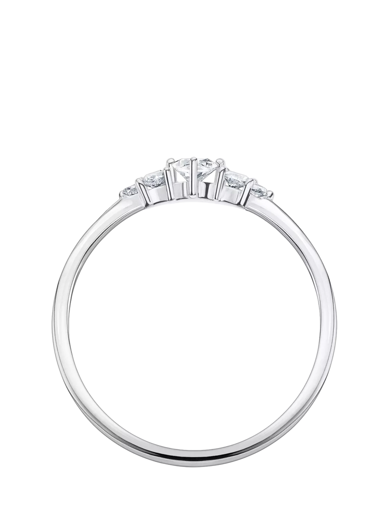 THOMAS SABO cubic zirconia ring in sterling silver (British brand)
