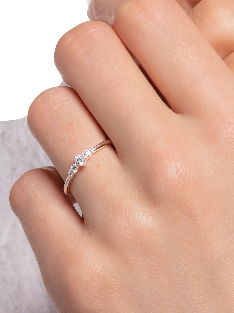 THOMAS SABO cubic zirconia ring in sterling silver (British brand)