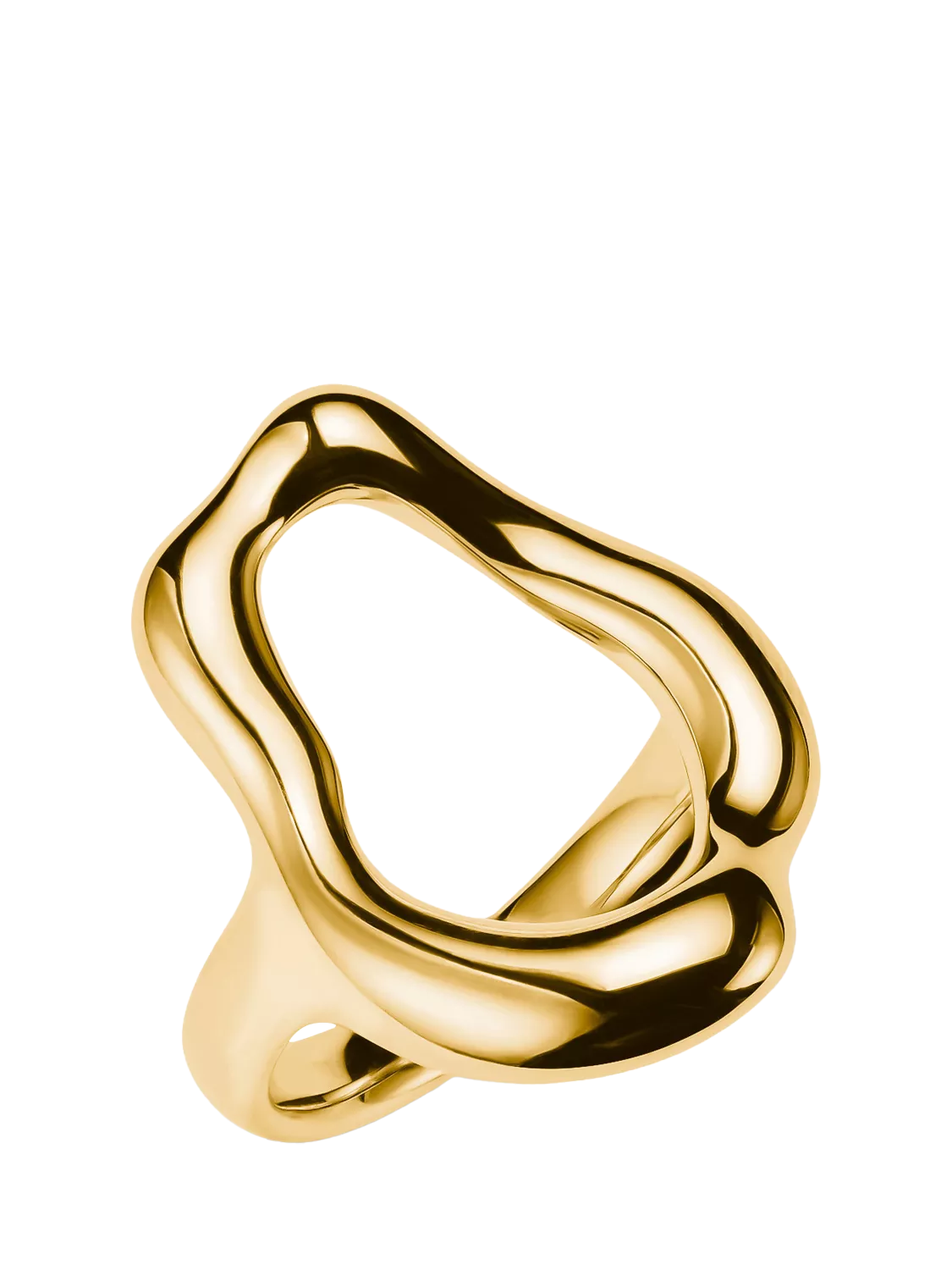 THOMAS SABO large open ring gold 18ct plated, UK version
