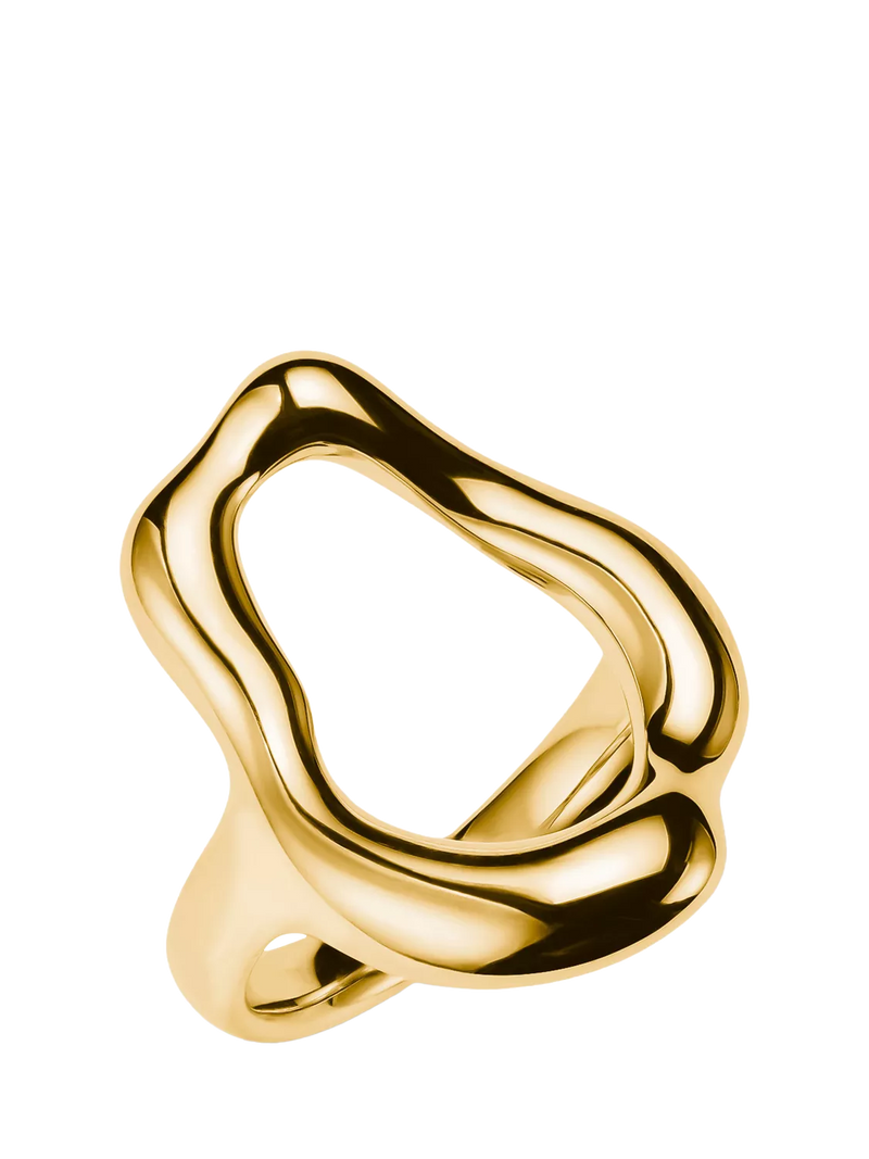THOMAS SABO large open ring gold 18ct plated, UK version