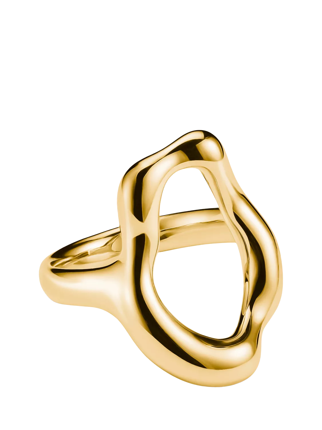 THOMAS SABO large open ring gold 18ct plated, UK version