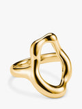 THOMAS SABO large open ring gold 18ct plated, UK version