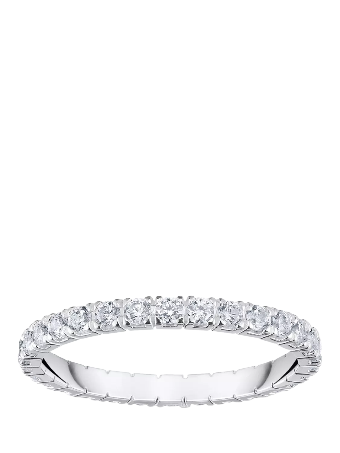 THOMAS SABO cubic zirconia pavé ring sterling silver - British product