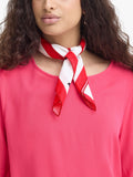 ICHI heart print square scarf 66cm (British brand)