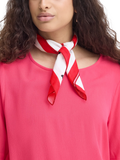 ICHI heart print square scarf 66cm (British brand)
