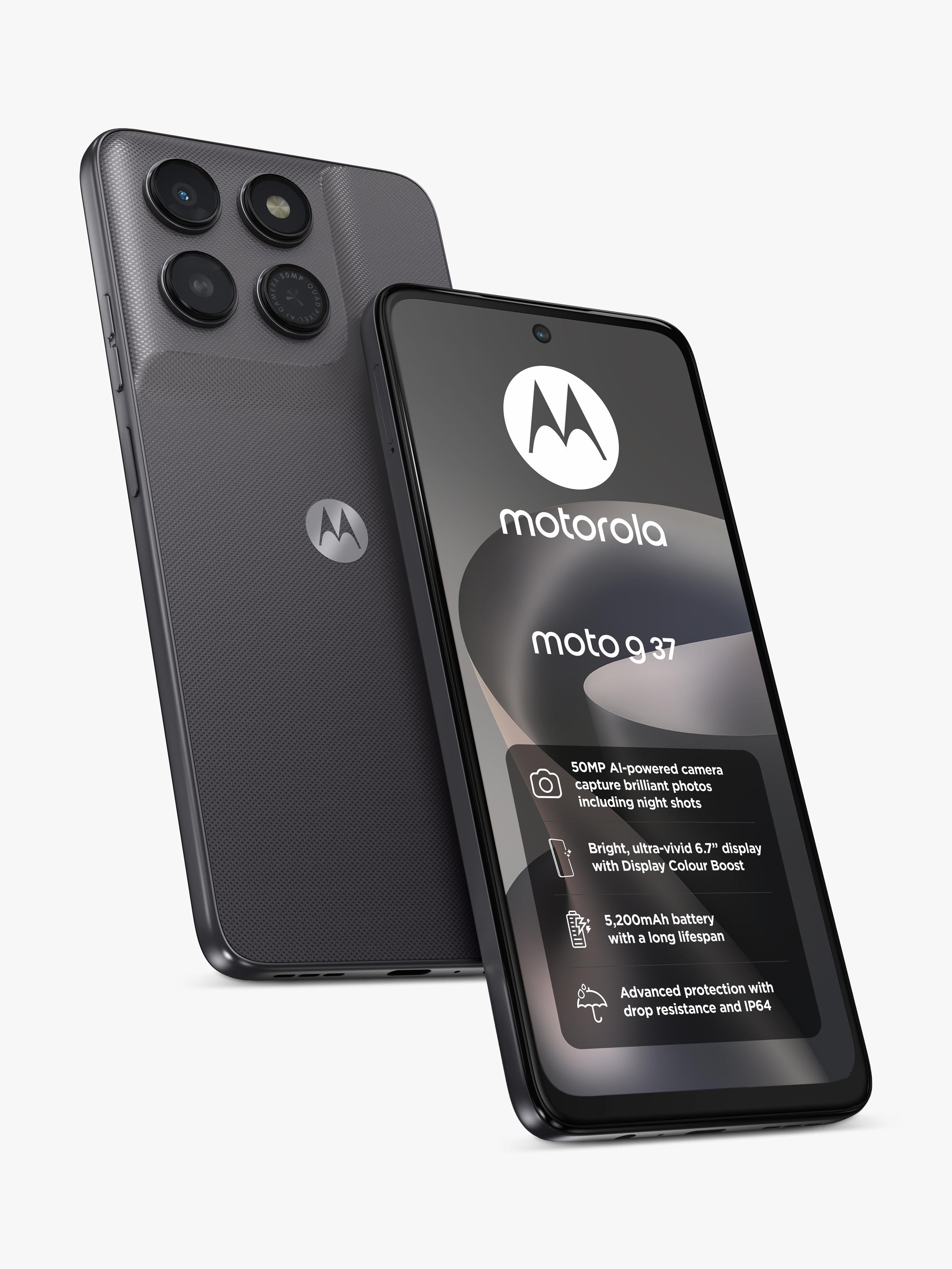 Motorola moto g37 smartphone 128GB 6.67-inch display, imported from the UK