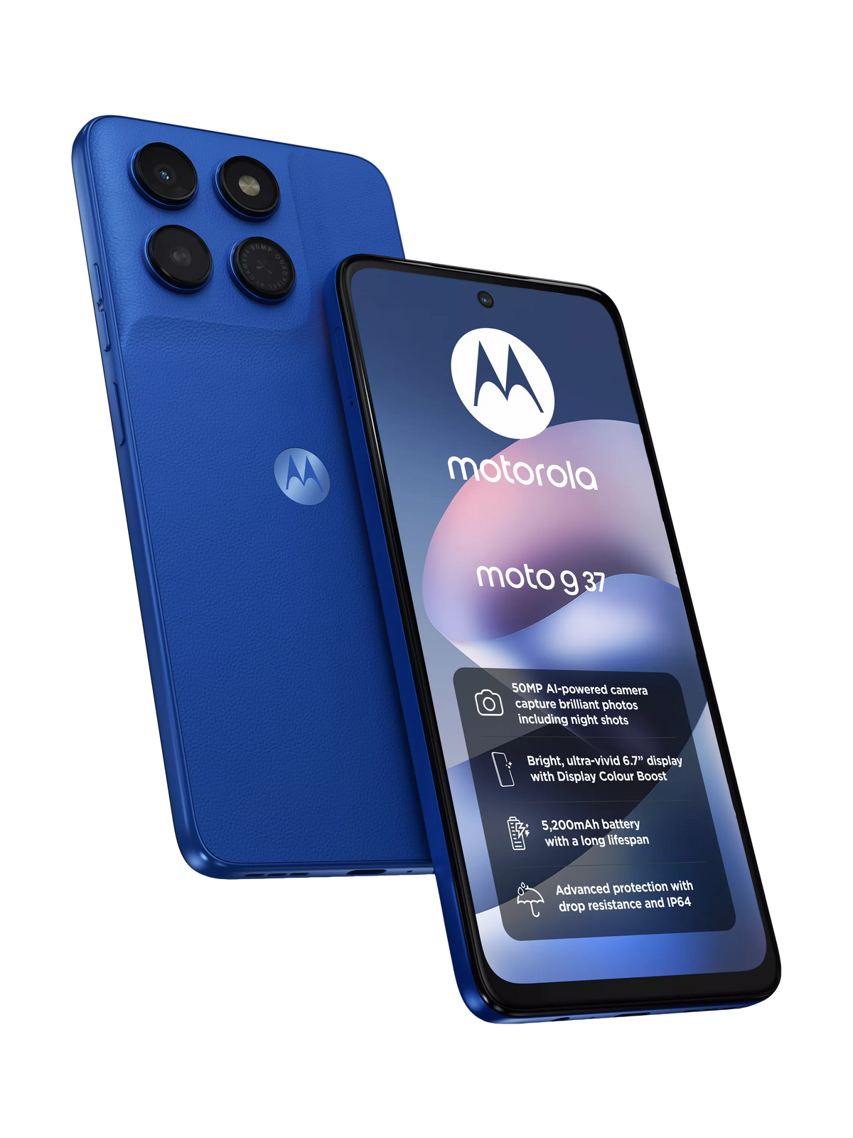 Motorola moto g37 smartphone 128GB 6.67-inch display, imported from the UK