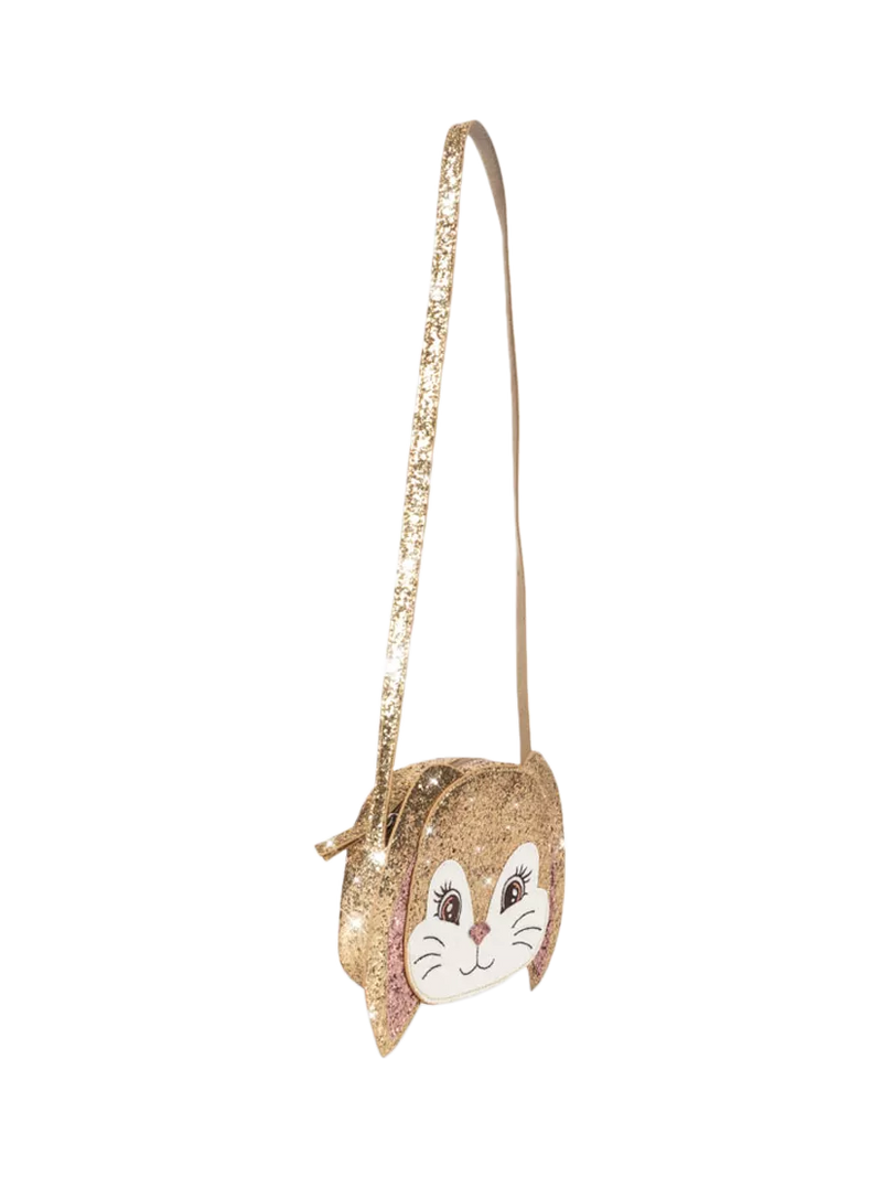 Konges Sløjd glitter bunny shoulder bag gold - British product