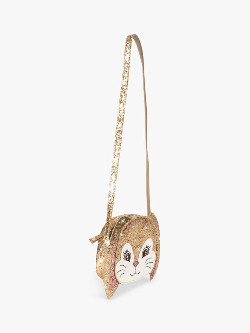 Konges Sløjd glitter bunny shoulder bag gold - British product