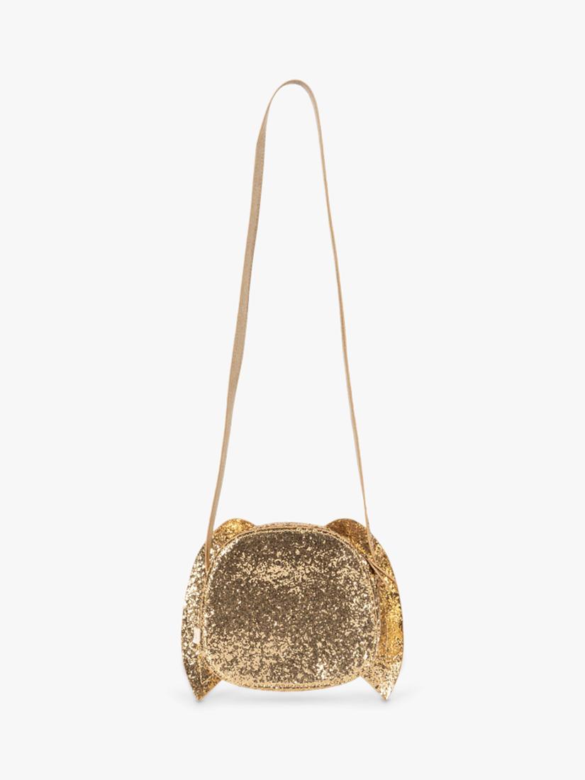 Konges Sløjd glitter bunny shoulder bag gold - British product