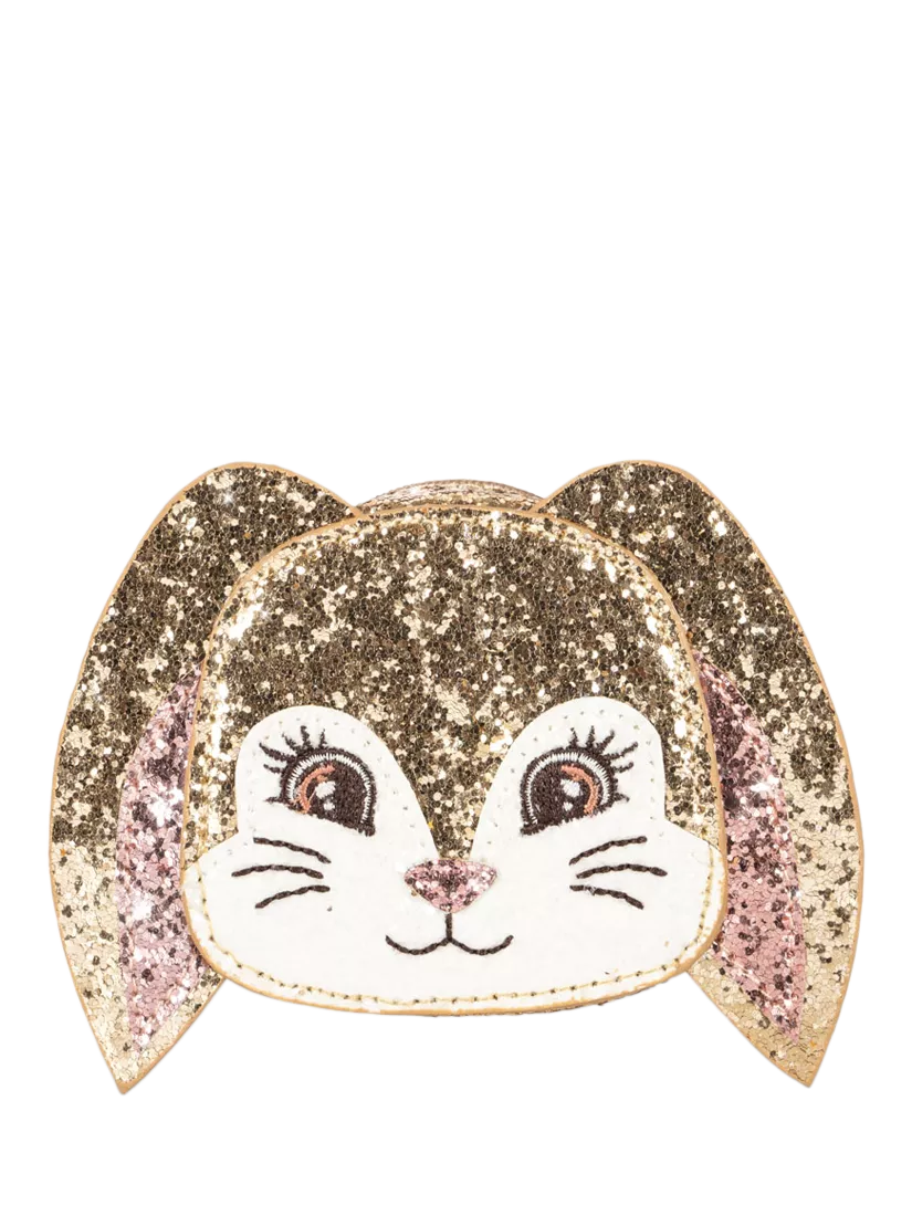 Konges Sløjd glitter bunny wallet gold - British product