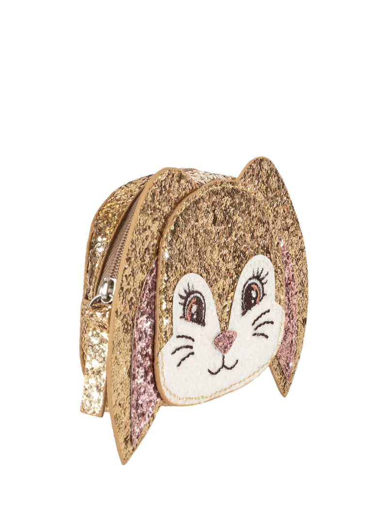 Konges Sløjd glitter bunny wallet gold - British product