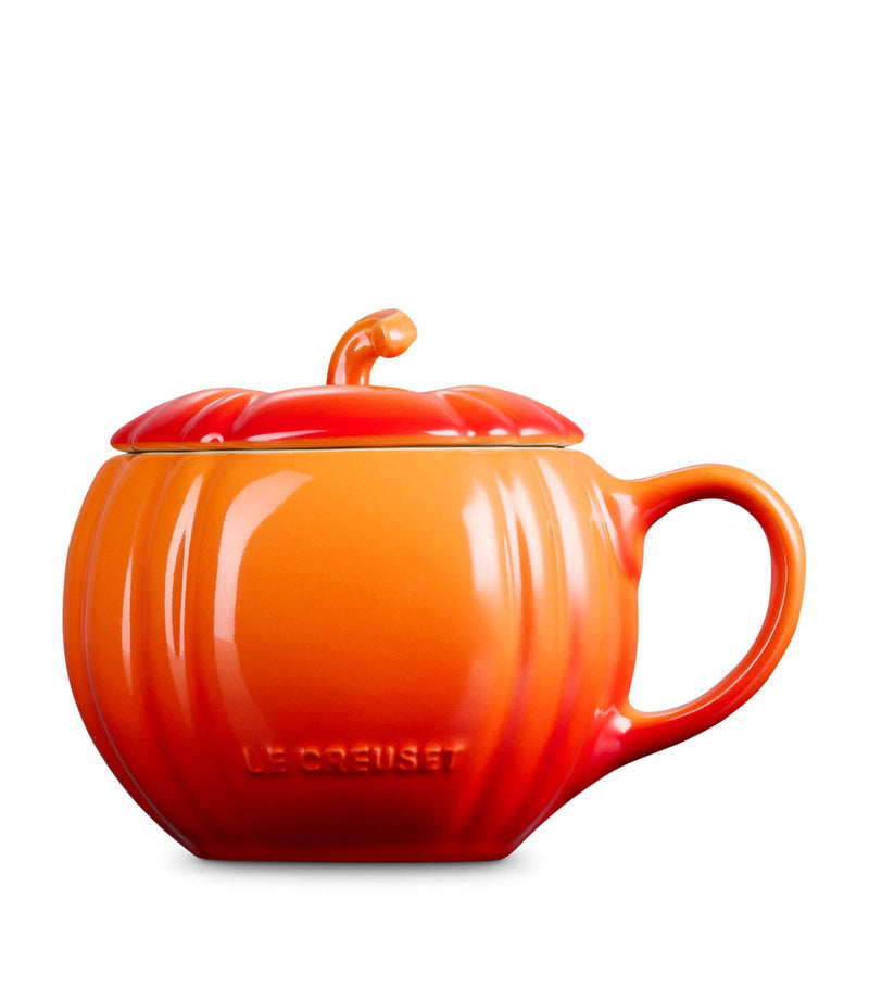 Le Creuset pumpkin-shaped mug 400ml, UK version