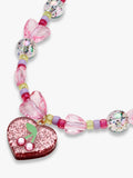 Stych kids beaded heart necklace and bracelet set - British product