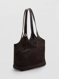 Mango woven tote bag adjustable shoulder strap, imported from the UK