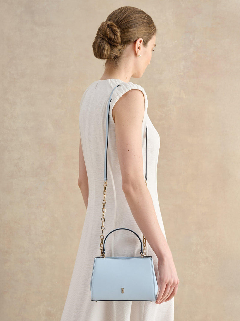 Hobbs Ophelia leather handbag cross body compact - British product