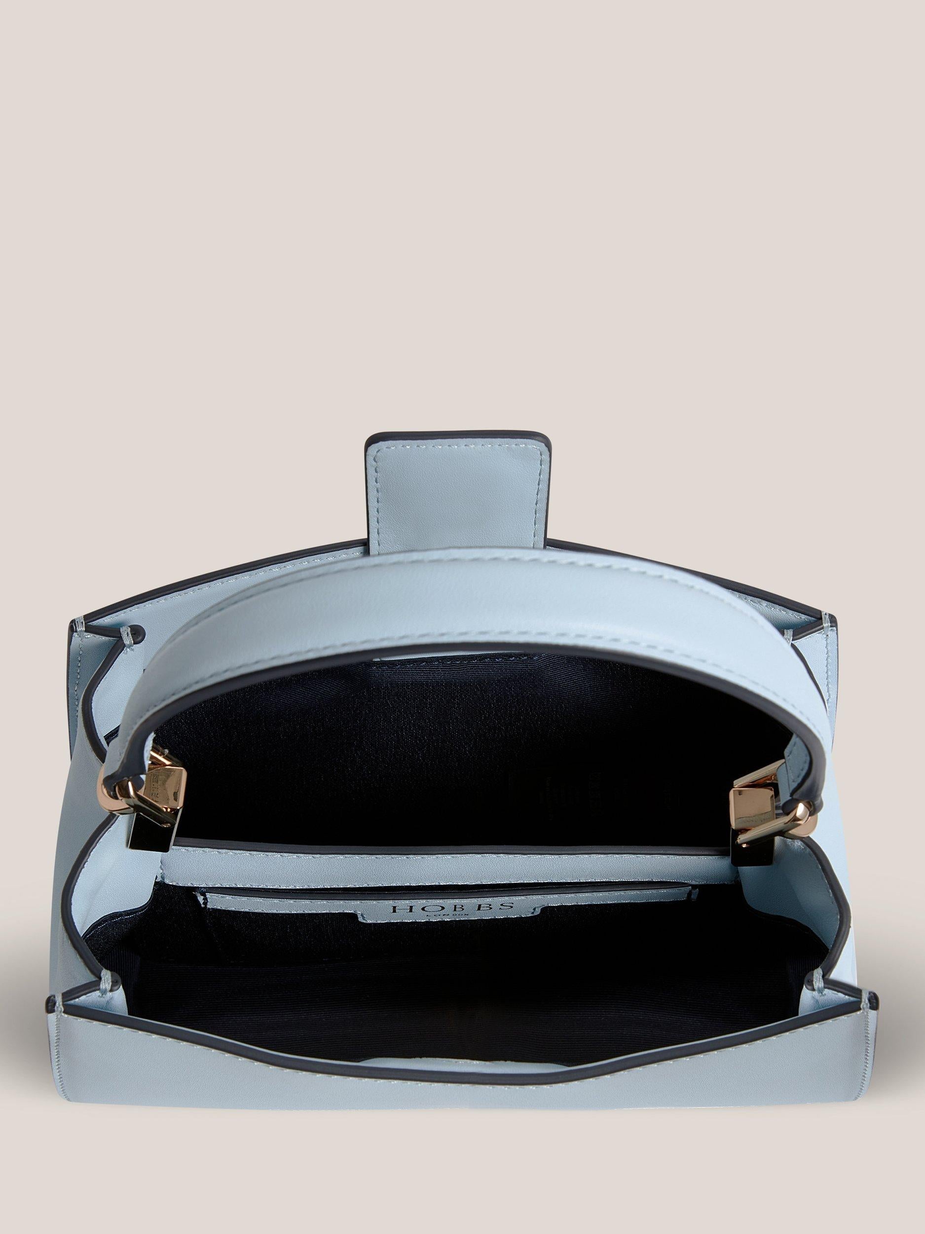 Hobbs Ophelia leather handbag cross body compact - British product