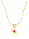 Orelia Birthstone Pendant Necklace