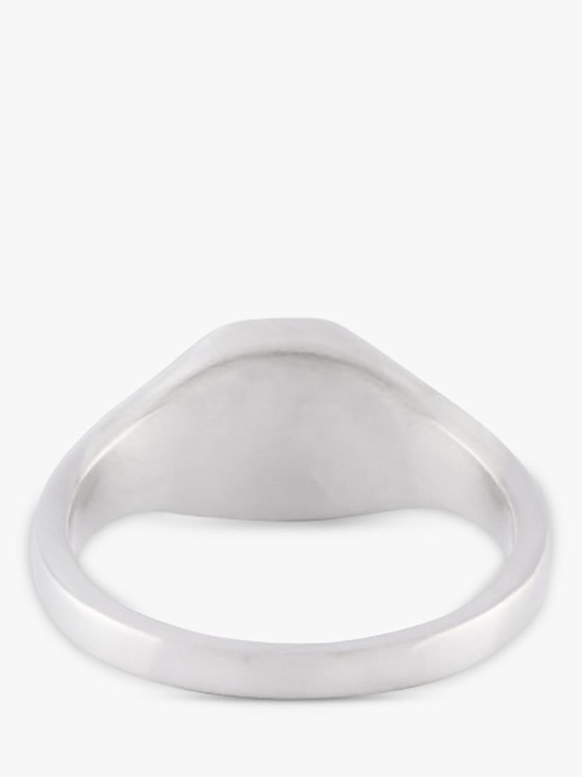 Serge DeNimes Abyssal ring sterling silver black enamel cubic zirconia, UK version