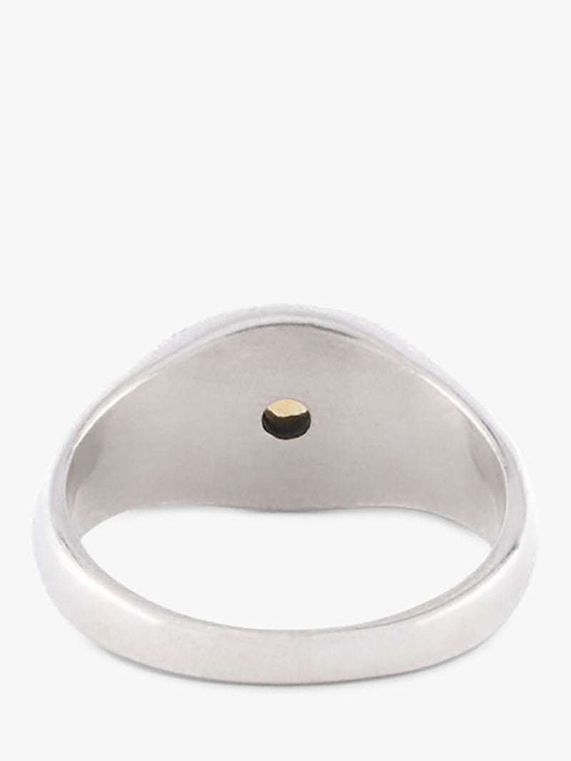 Serge DeNimes Helios Ring oval signet ring sterling silver citrine (British brand)