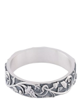 Serge DeNimes sterling silver Pergola ring 18mm (British brand)