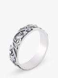 Serge DeNimes sterling silver Pergola ring 18mm (British brand)