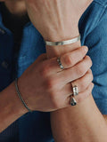 Serge DeNimes seven ring sterling silver 18mm - British product
