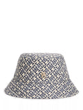 Tommy Hilfiger blue monogram jacquard bucket hat, UK version