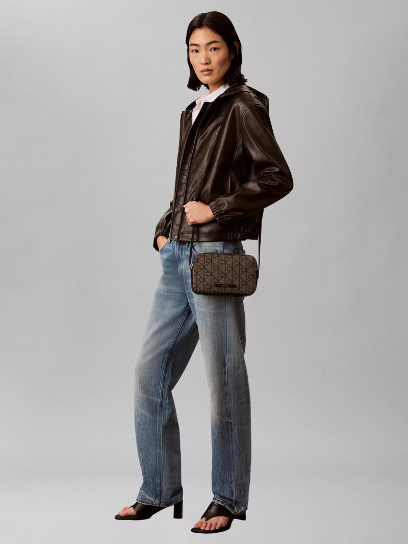 Calvin Klein jacquard logo crossbody bag (British brand)